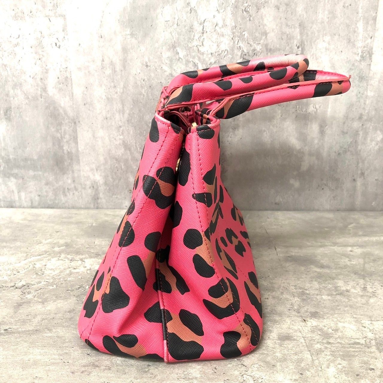 大、大特価 【VS・PINK】★ヒョウ柄 ウィークエンドダフルBAG★ pinky&dianne ピンキーアンドダイアン トートバッグ