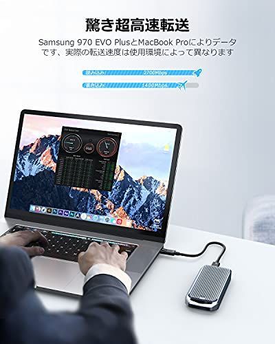 Happy-shops ORICO USB4.0 Nvme M.2 SSDケース 40Gbps超高速 [最大