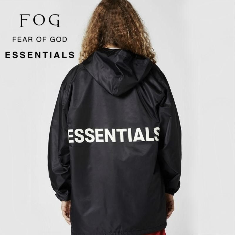 FOG Essentials(エッセンシャルズ）フードコーチジャケット - メルカリ