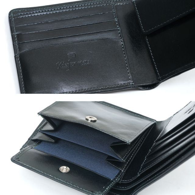 二つ折り財布 メンズ Kiefer neu キーファーノイ Ciao チャオ レザー