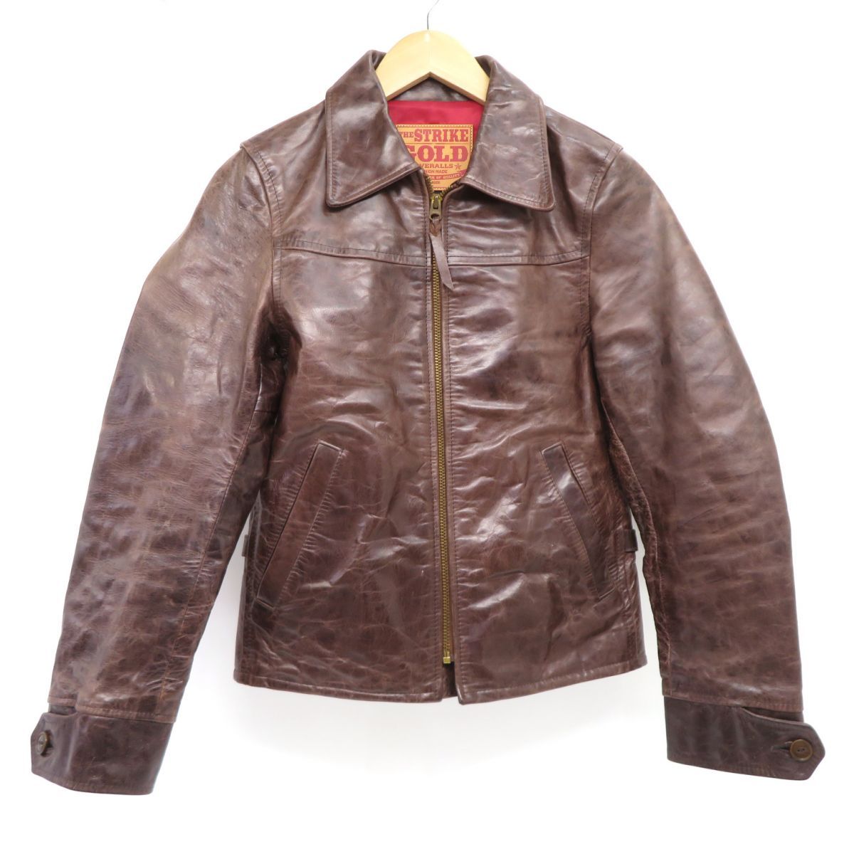 THE STRIKE GOLD ストライクゴールド Y 2 LEATHER ワイツーレザージャケット ホースハイド サイズ36
