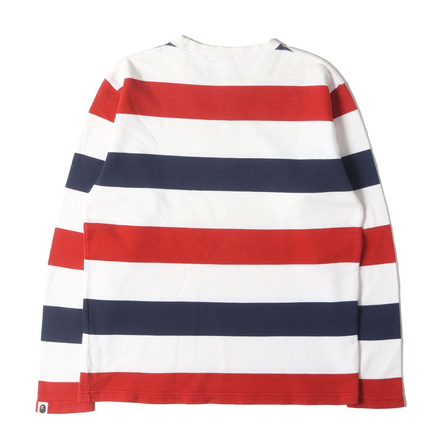 A BATHING APE ア ベイシング エイプ スウェット レッド ブルー 