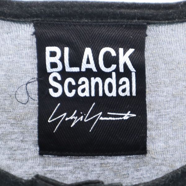 中古】 ヨウジヤマモト 20ss BLACK Scandal 内田すずめ レーヨン麻天竺