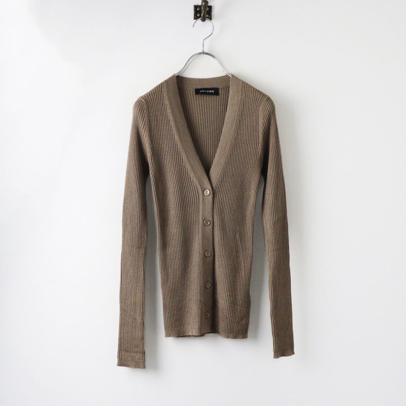 美品 2024 定価6.3万 ミューズ ドゥーズィエムクラス MUSE de Deuxieme Classe APLOMB アプロンブ VNECK カーディガン【2400014439052】 美品 2024 定価6.3万 ミューズ ドゥーズィエムクラス MUSE de Deuxieme