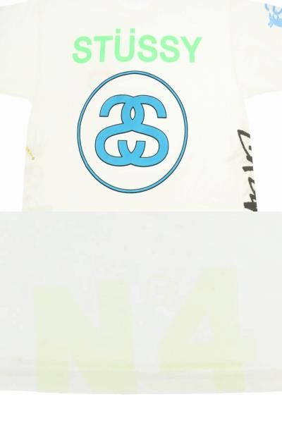 moja　Stussy ライトビーチパンツ　M オフホワイト ステューシー STUSSY 日本未発売 Limited Multi Link S/S Tee