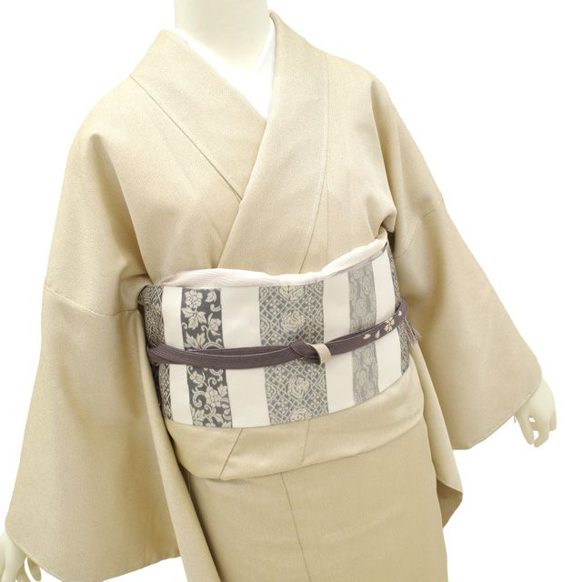 新古品】 御召 着物 袷 未使用 西陣 御召 正絹 きぬかけ 極鮫織