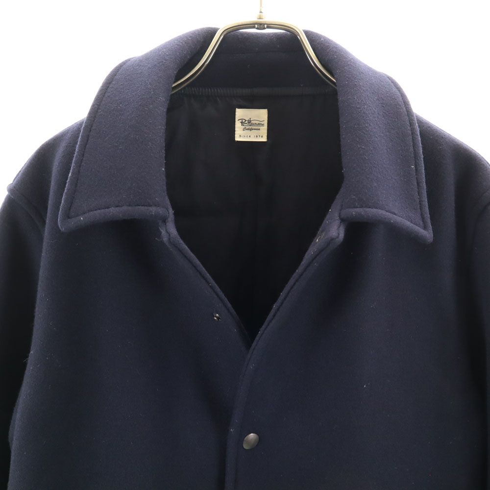 RONHERMAN メルトンウールジャケット ロンハーマン メルトン ウールジャケット L ネイビー Ron Herman