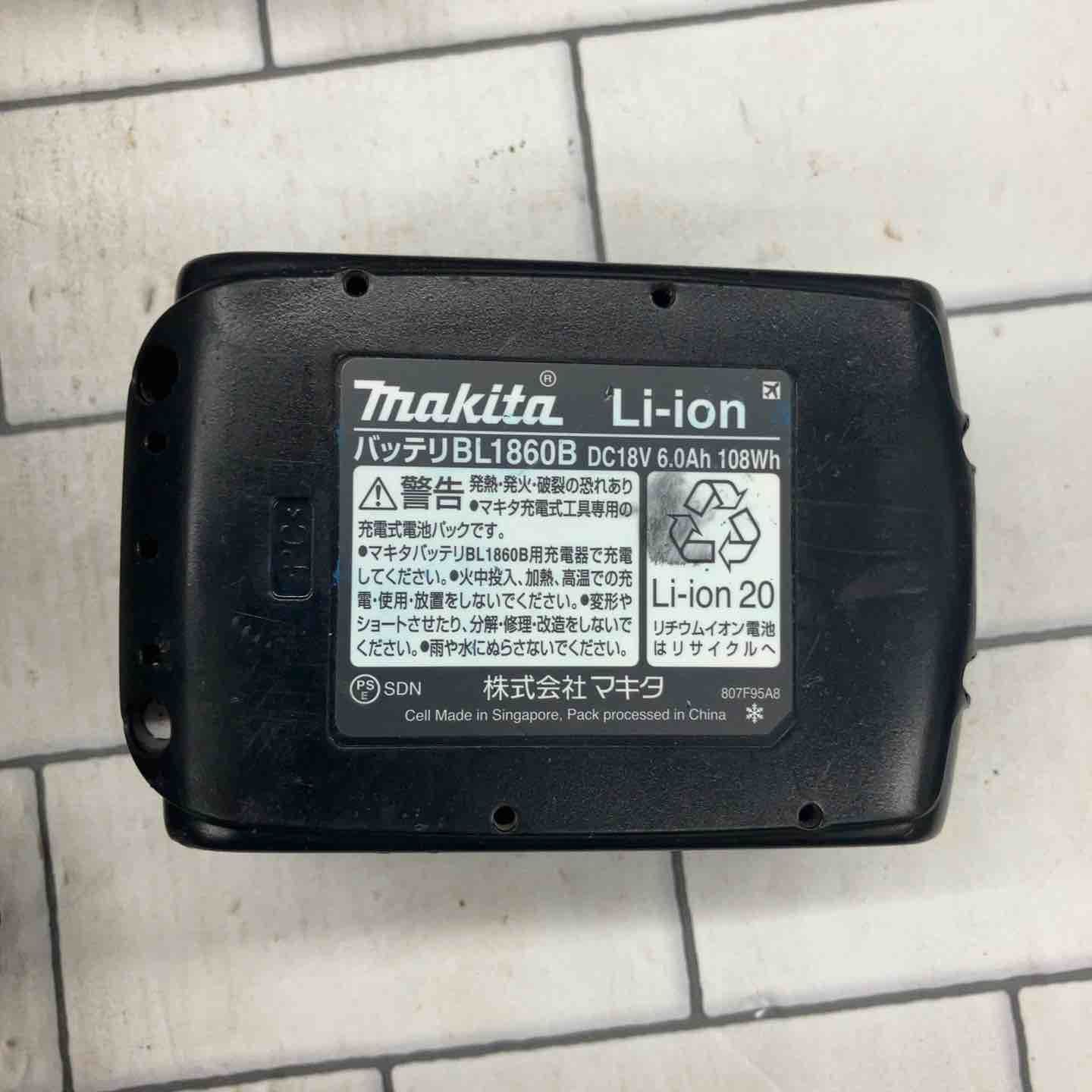 18V6.0Ahバッテリー1個付き