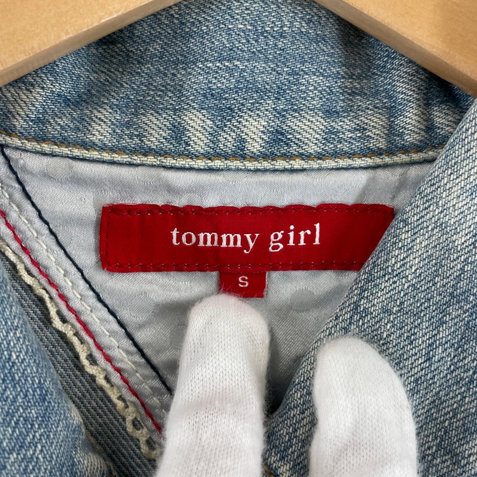 美品 tommy girl トミーガール 無地 秋冬 AW デニムジャケット