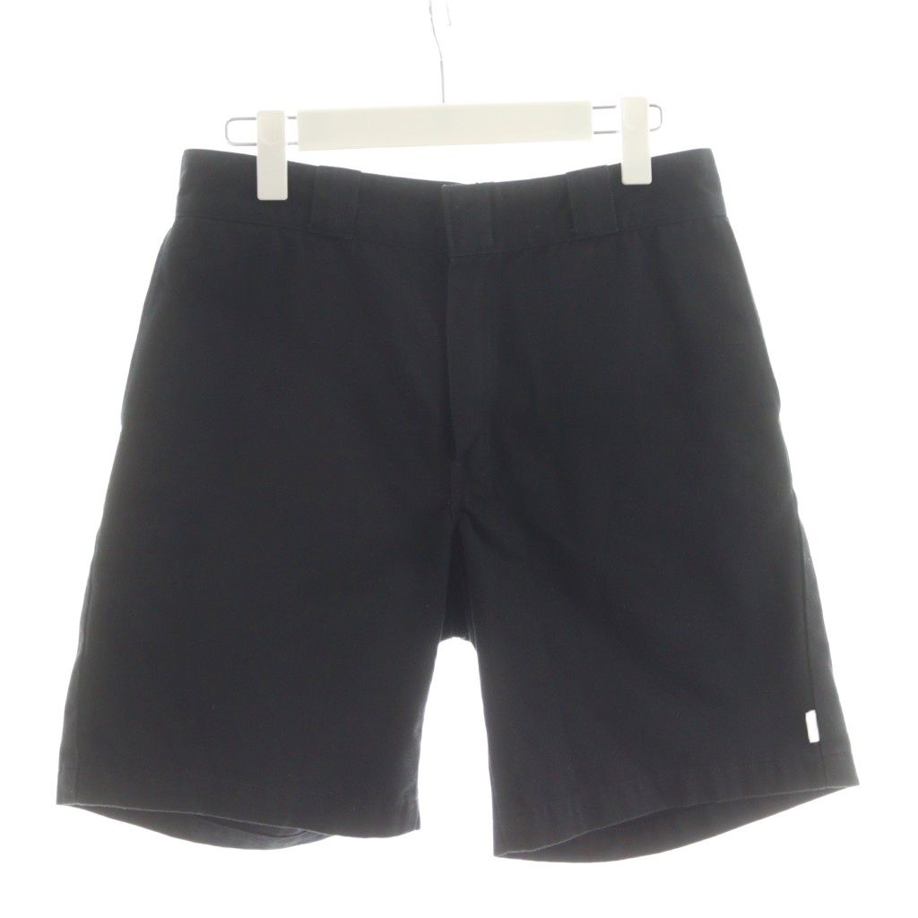 ダブルタップス WTAPS 21SS SHORTS COPO TWILL コポ ツイル ショートパンツ ハーフパンツ ロゴ ジッパーフライ 1 黒 ブラック 211BRDT-PTM04 |AN1