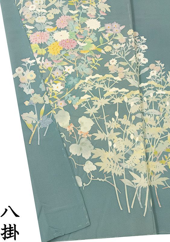 ※店舗改装後仕立無料☆本加賀友禅手描き美術伝統工芸士寺刺新一先生作☆門出を祝う四季文様特撰色留袖(10010955) 店舗改装後古典新作フェア仕立無料☆京友禅伝統工芸手描き美術染特