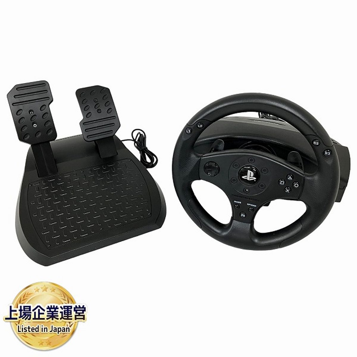 THRUSTMASTER T80 Racing Wheel レーシングホイール ハンコン ハンドル コントローラ PS4/PS3 ゲーム ジャンク  O8963580 - メルカリ