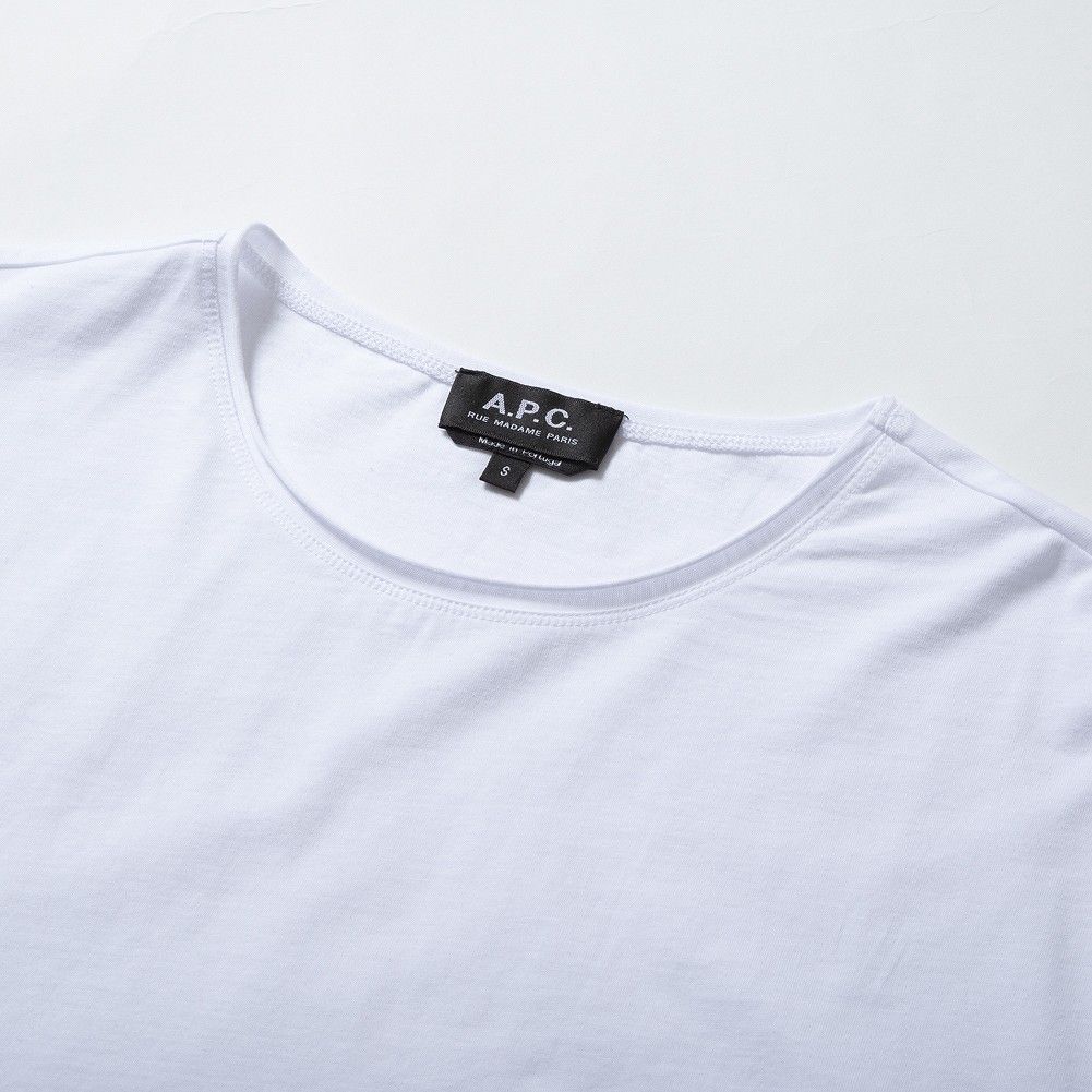 【新品】アー・ペー・セー 半袖Tシャツ A.P.C. COFDW H26194 JEREMY T-SHIRT cofdwh26194-aabWH