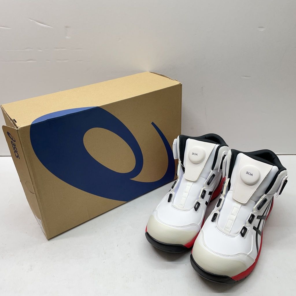 01w-2957 アシックス asics   WINJOB CP304 BOA ウィンジョブ ハイカット ダイヤル式 セーフティーシューズ  27.0cm 普通作業用靴   プロテクティブスニーカー  箱あり【中古品】