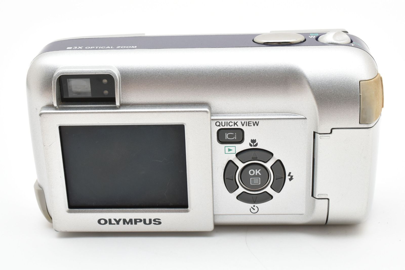 返品保証】☆良品☆ OLYMPUS CAMEDIA X-250 シルバー 動作確認