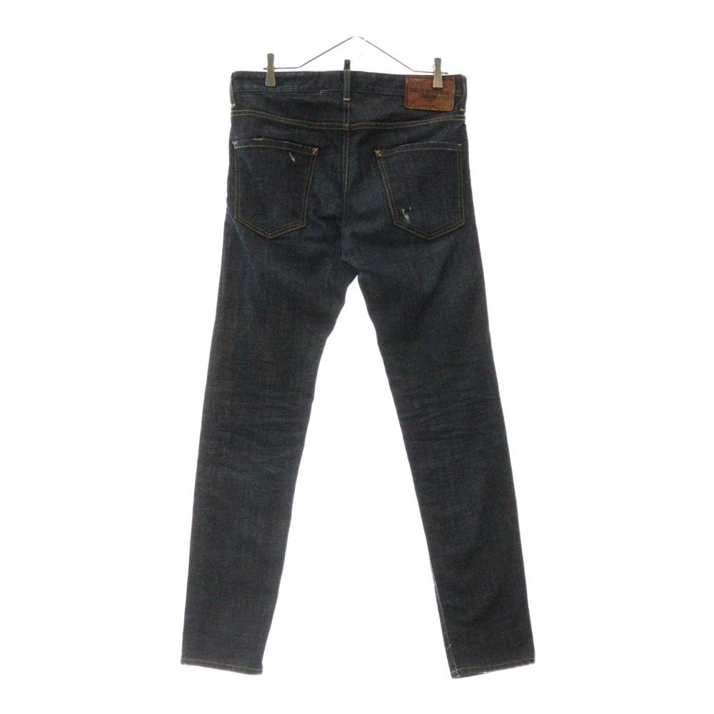 DSQUARED2 (ディースクエアード) 16SS ダメージ加工 ボタンフライ 