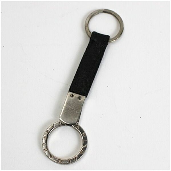 ブルガリ キーリング シルバー ブラック 中古 Bランク BVLGARI BVLGARI