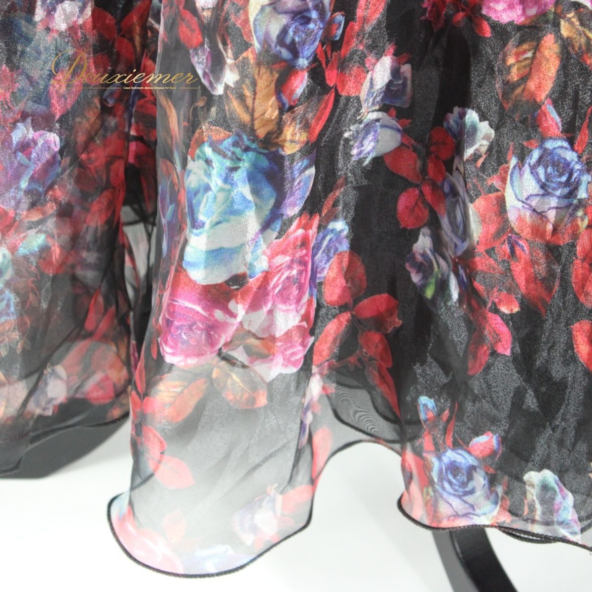 美品 社交ダンス衣装】ワンピース ドレス leirena レイリーナ 黒