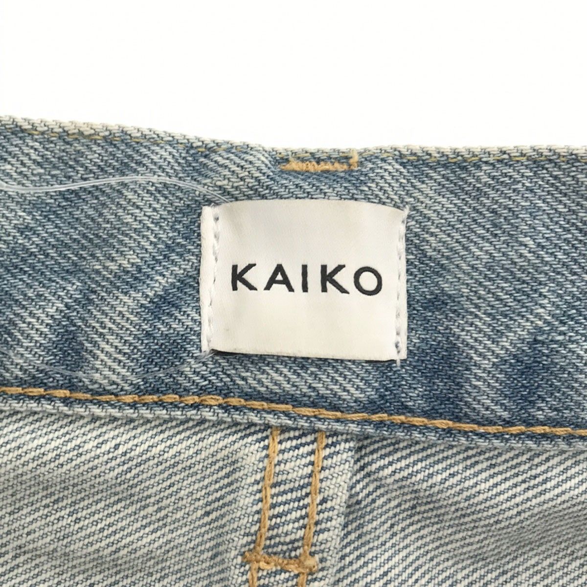 KAIKO カイコ 19SS BUG DENIM PANT FULLWASH サイドスリットバグデニムパンツ インディゴ 1 KAIKO-19-009
