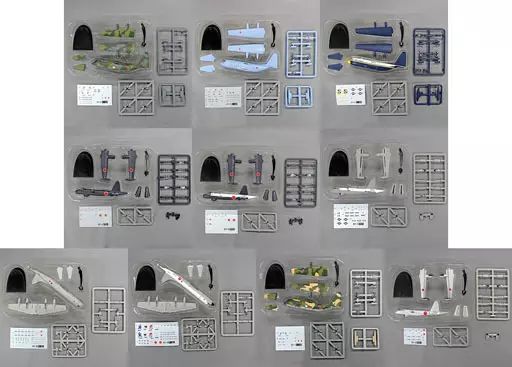 食玩 プラモデル 全10種セット 名機の翼コレクション VOL.2