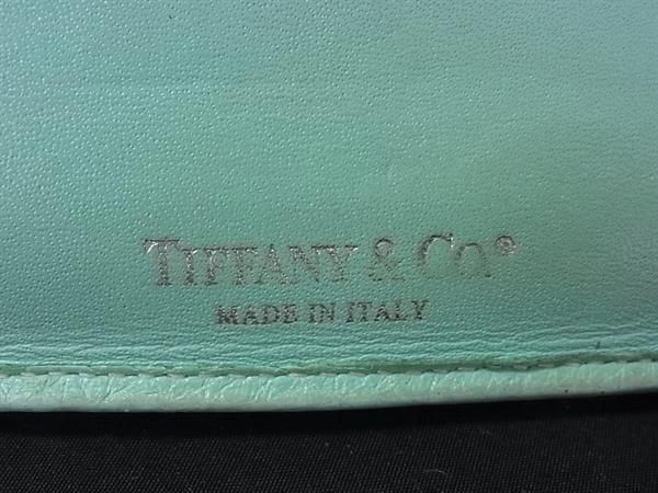 TIFFANY＆Co ティファニー レザー ターンロック 二つ折り 長財布