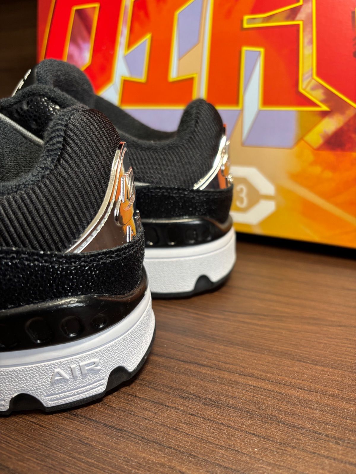 ニゴー × ナイキ エアフォース3 ロー ブラック/ホワイトヒールロゴ NIGO NIKE×NIGO(ナイキ×ニゴー) Air Force 3 Low 