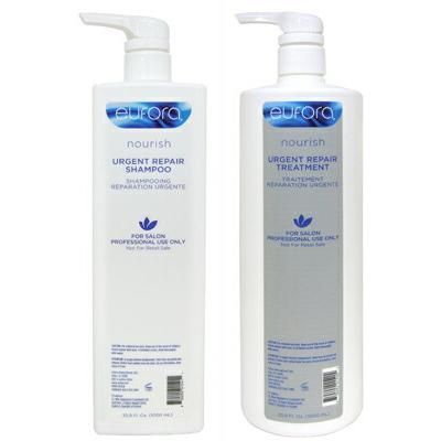 セット販売 ユフォラ ノリッシュ アージェント リペアー シャンプー 1000ml + トリートメント 1000ml サロン専売 美容室専売 リペア アロエ EUFORA NOURISH