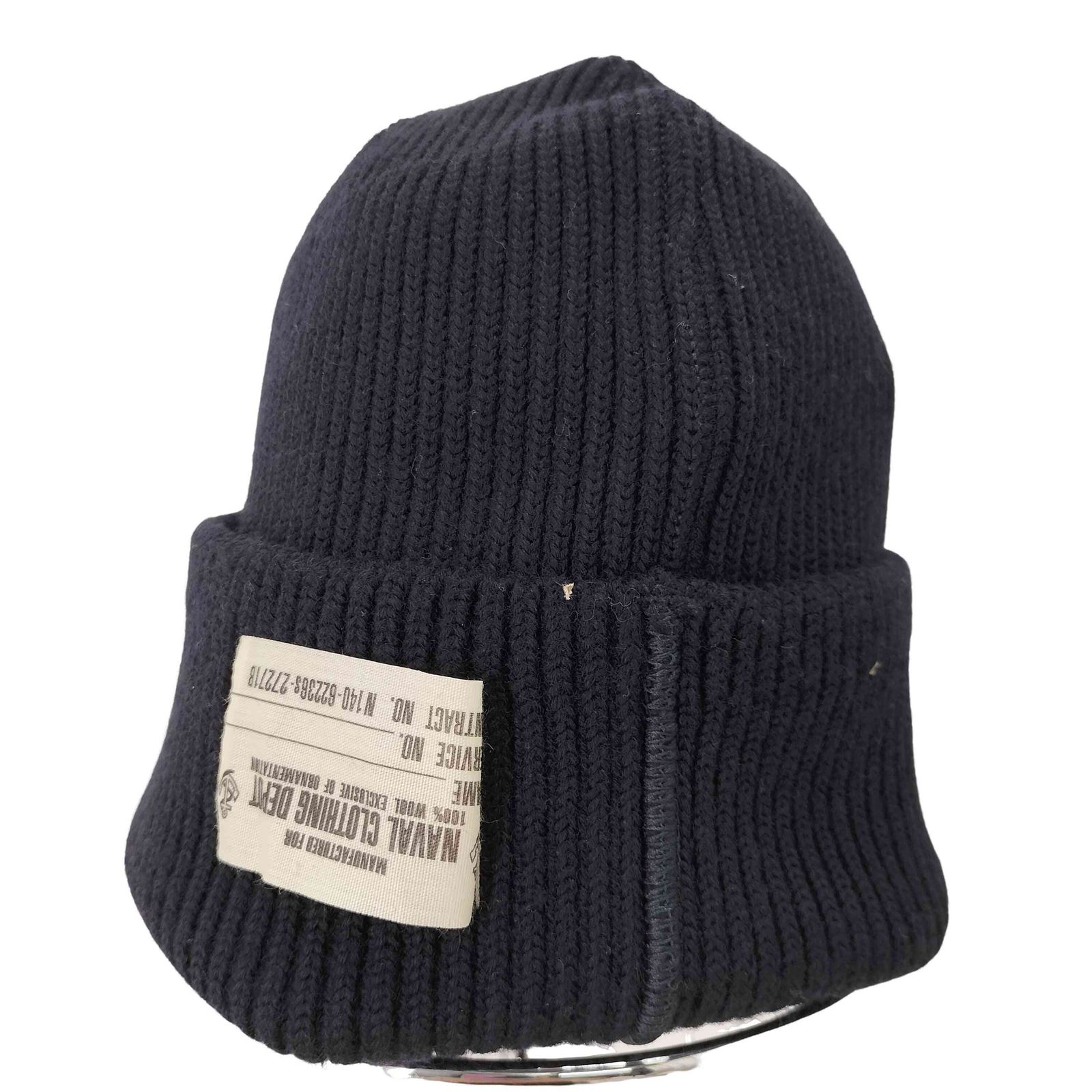 ユーズドフルギ USED古着 NAVAL CLOTHING DEPOT WATCH CAP ウールニット帽 メンズ ONE SIZE 