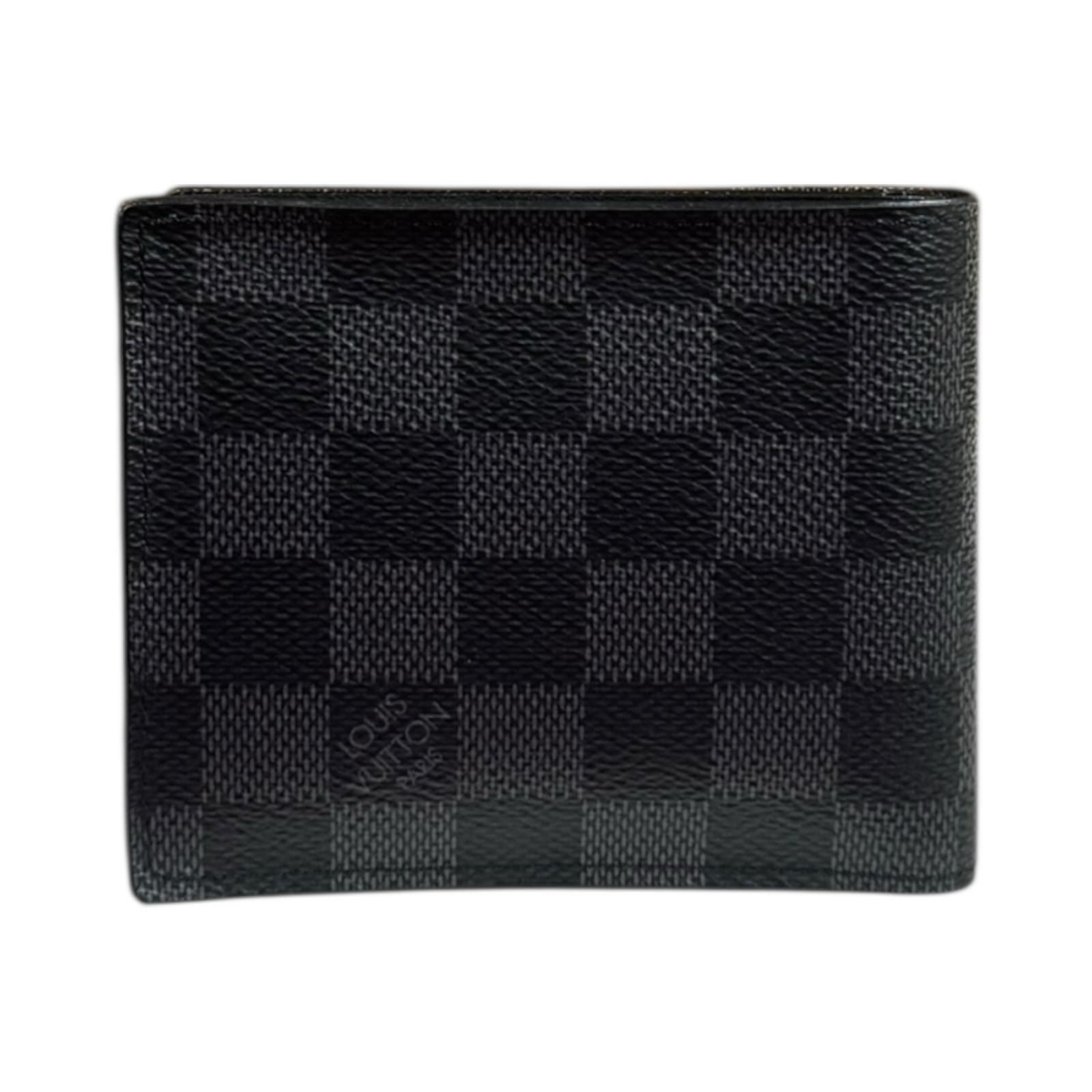 ルイヴィトン ポルトフォイユ・マルコ NM ダミエ グラフィット 二つ折り財布 ダミエグラフィットキャンバス N63336 メンズ LOUIS VUITTON ルイヴィトン ルイ ヴィトン