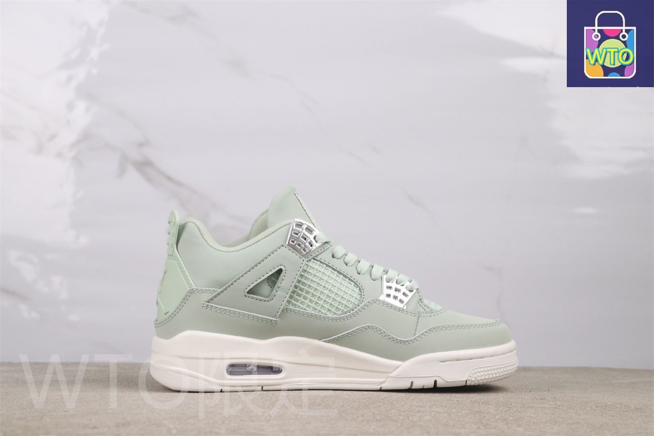 今日 エアジョーダン 4 代 HV0823 - 003 シーフォーム グリーン-WTO輸入2