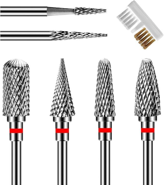 ネイルスカルプブラシ 2/4/6/8/10/12号 キャップ付き ネイル