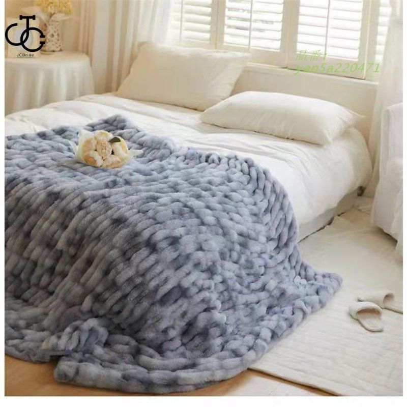 毛布 ブランケット ボリューム たっぷり 暖かい なめらか 寝具 お昼寝掛布団 ふわふわ 防寒 あたたかい 大判 軽量 抗菌防臭 ひざ掛け yan5a220471 MARWIL-DEMENAGEMENTS_CH