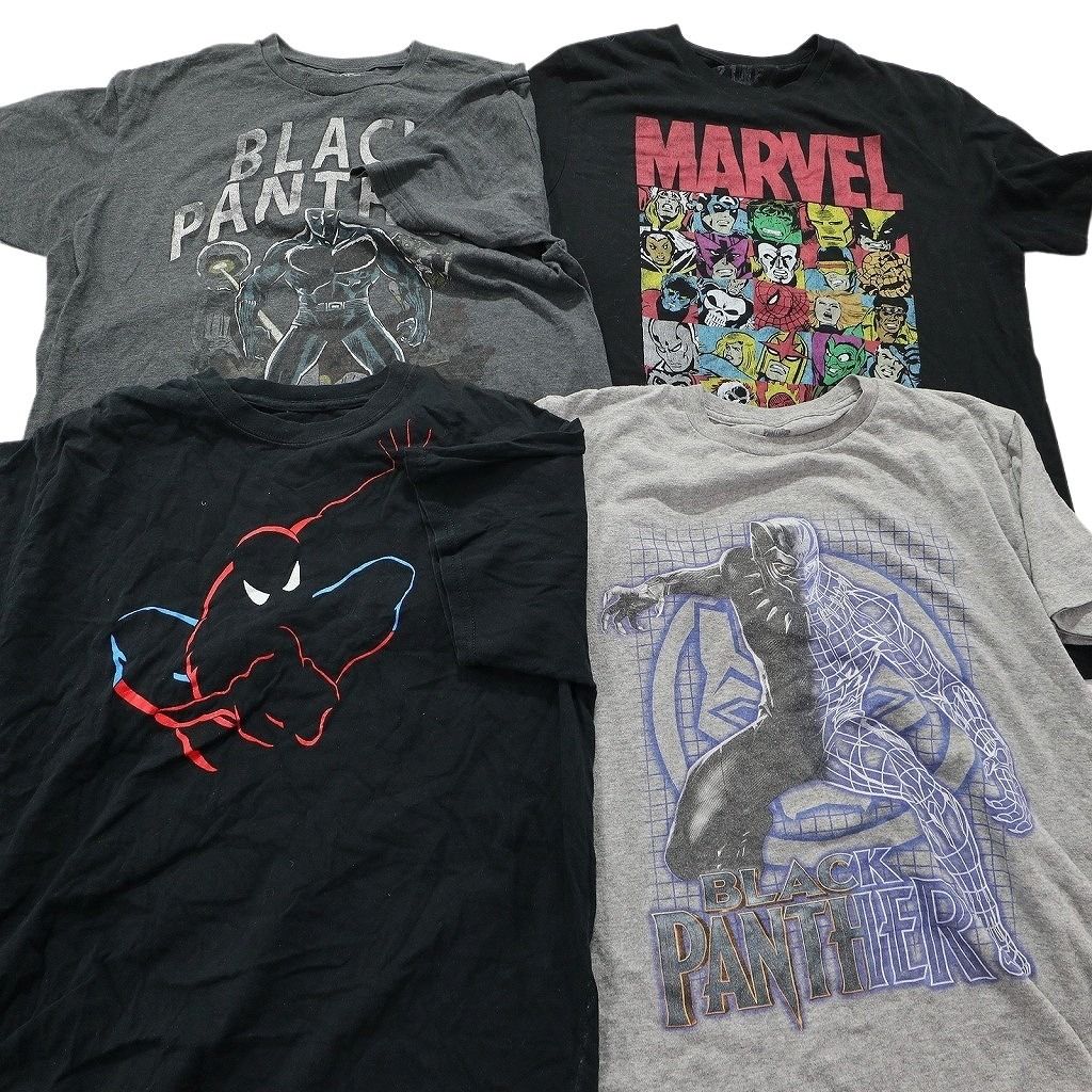 古着卸 まとめ売り マーベル DCコミック 半袖Tシャツ 16枚セット