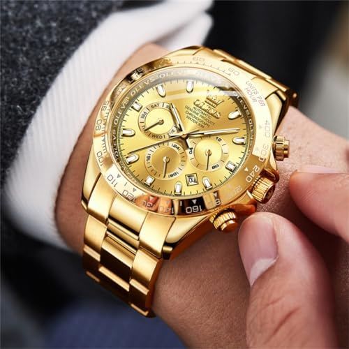 人気の店腕時計 メンズ　ゴールド 時計