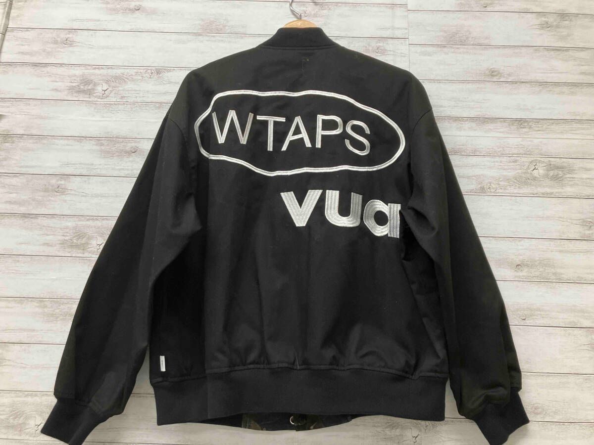 WTAPS リバーシブルジャケット ブラック カーキ 柄 サイズ:X01 Sサイズ 
