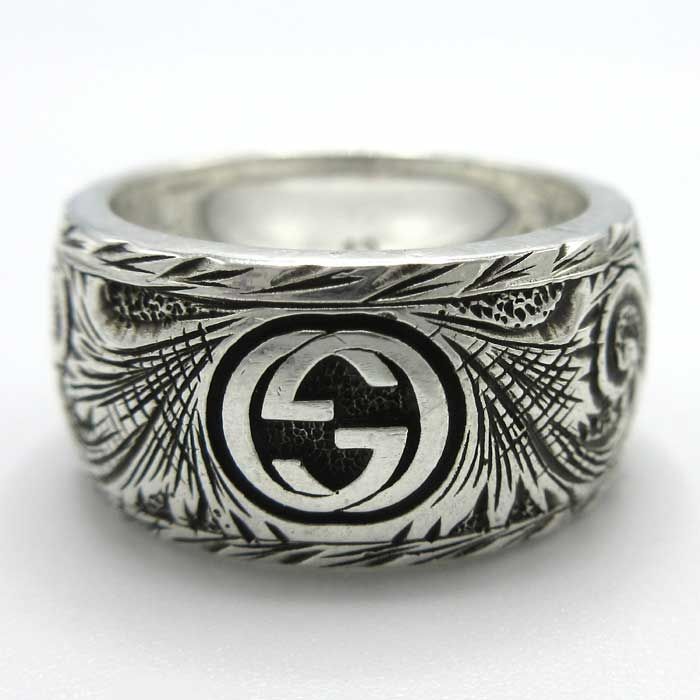 グッチ リング GUCCI キャットヘッド アンティーク加工 シルバー グッチ リング GUCCI キャットヘッド アンティーク加工 シルバー