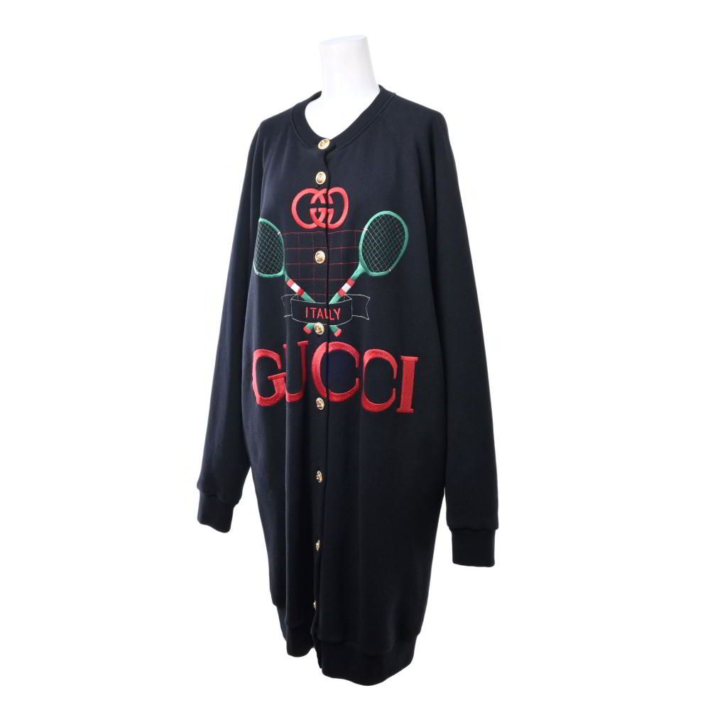 GUCCI - GUCCI 581167 テニス リバーシブル ロングカーディガン GUCCI 581167 テニス リバーシブル ロングカーディガン - メルカリ