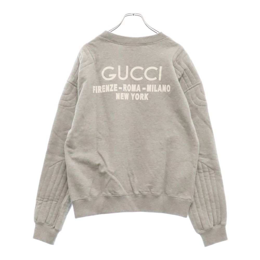 GUCCI トレーナー　スウェット 送料込】GUCCI 24AW コットンジャージー スウェットシャツ (GUCCI