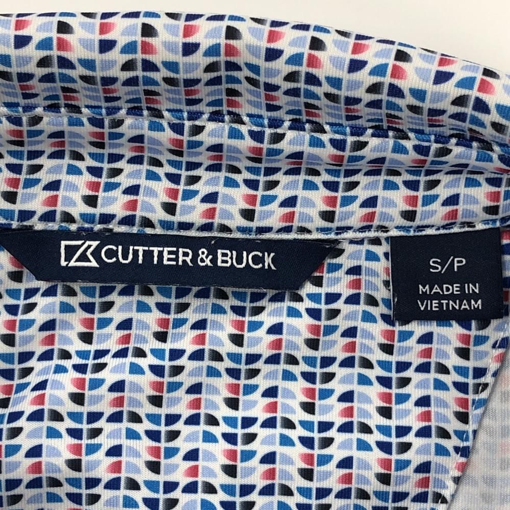 美品 CUTTER&BUCK カッター&バック 半袖 ハーフジップ ウェア ドライシャツ メンズ Lサイズ ボーダー柄 刺繍ロゴ ゴルフ 吸水速乾 白 美品 特大 CUTTER\u0026BUCK カッターアンドバック 半袖 ポロシャツ メンズ