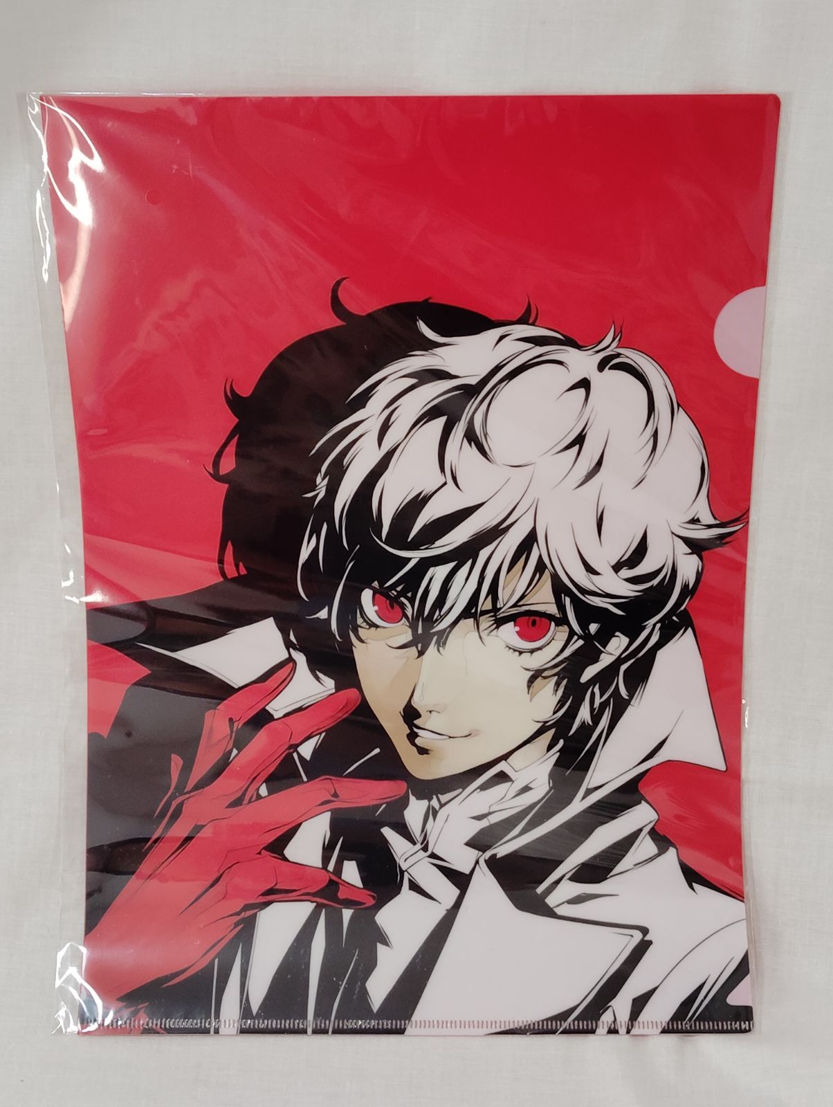 ペルソナ5 週刊ファミ通当選品 ジョーカー　Ａ−４クリアファイル 主人公 雨宮蓮 ペルソナ5 週刊ファミ通 当選品 ジョーカー A4クリアファイル