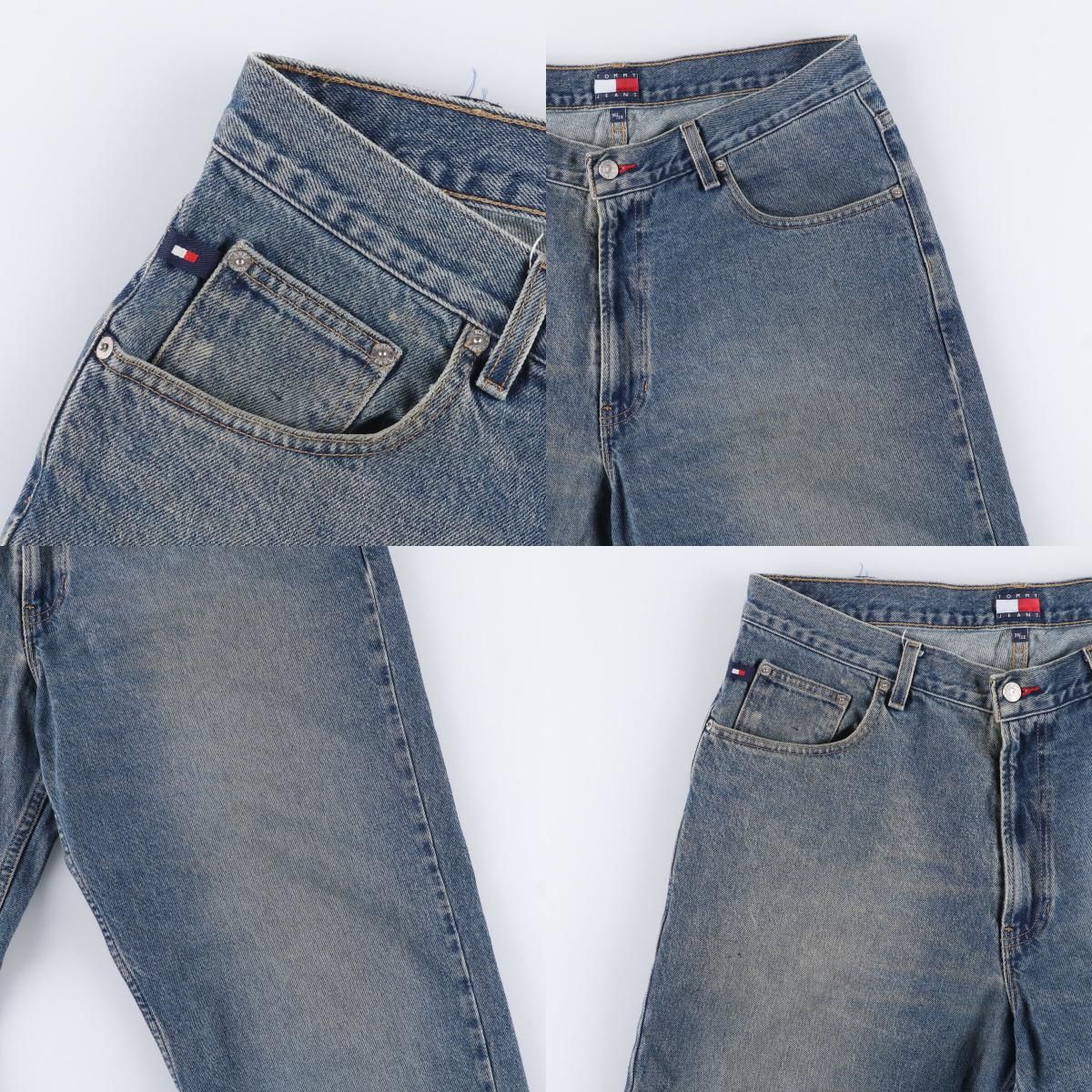 テーパードデニムパンツ