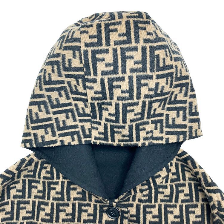 Fendi コート　ズッカ　ヴィンテージ FENDI フェンディ 19AW ズッカ柄 リバーシブル ウールコート
