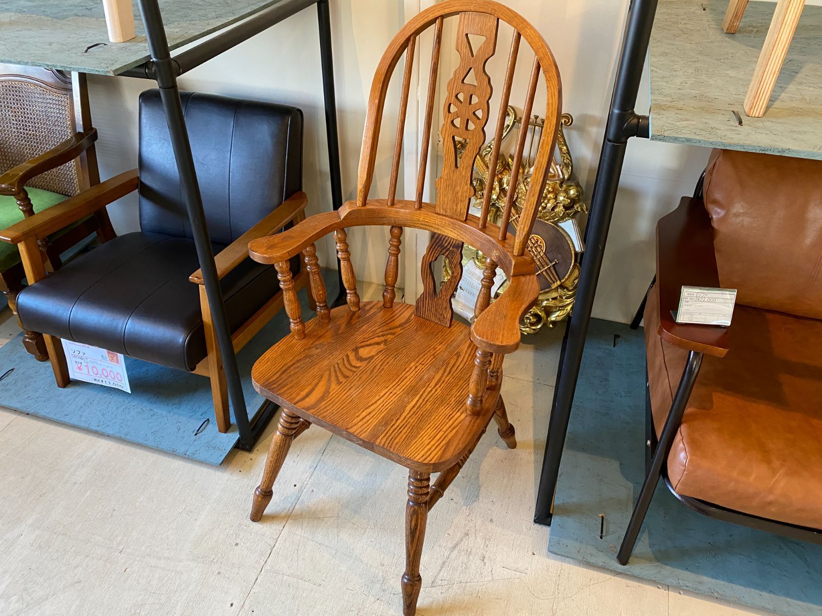 Shin-Lee シンリー ダブルボウバック アームチェア ホイールバック □Shin-Lee シンリー ダブルボウバック ウィンザーアームチェア