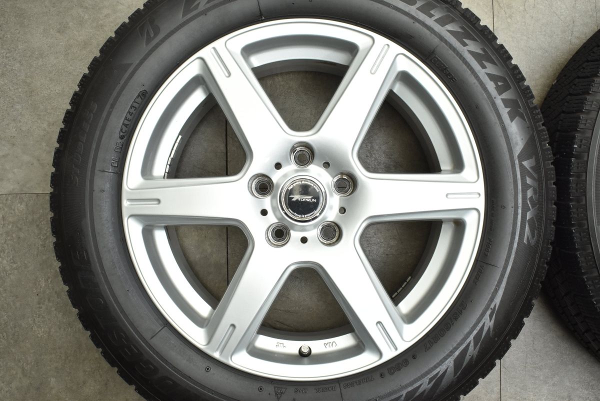大特価】トップラン 17in 7J +38 PCD114.3 ブリヂストン ブリザック 