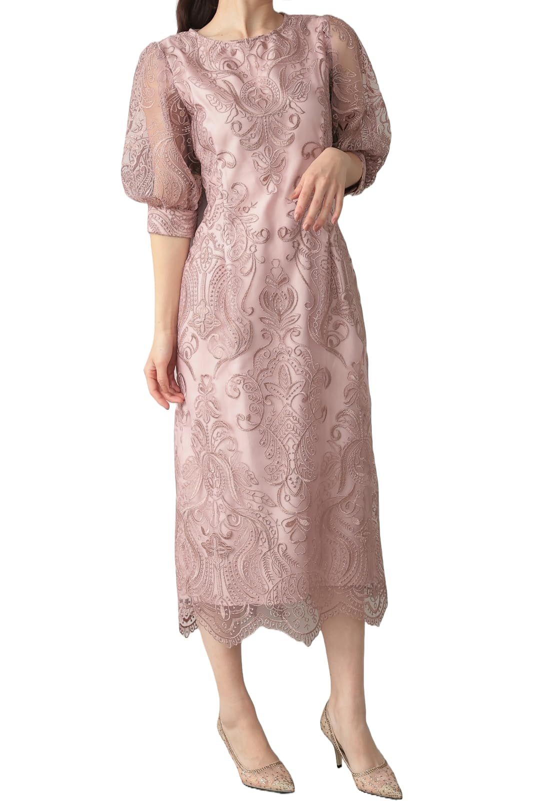 アウニイ パーティ ワンピース ドレス レディース 結婚式およばれワンピース パーティードレス フォーマル 春 夏 服 秋 冬 大人 オトナ キレイメ カワイイ シフォン ブラック ホルター ネック ワンピ 黒 ローズピンク | 157 M