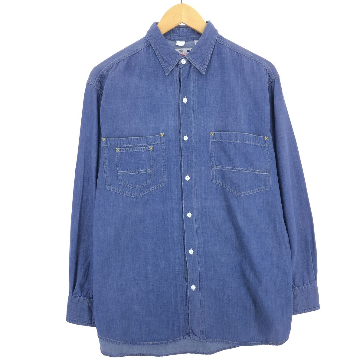 古着 NEW WAYS 長袖 デニムシャツ メンズM/eaa448576