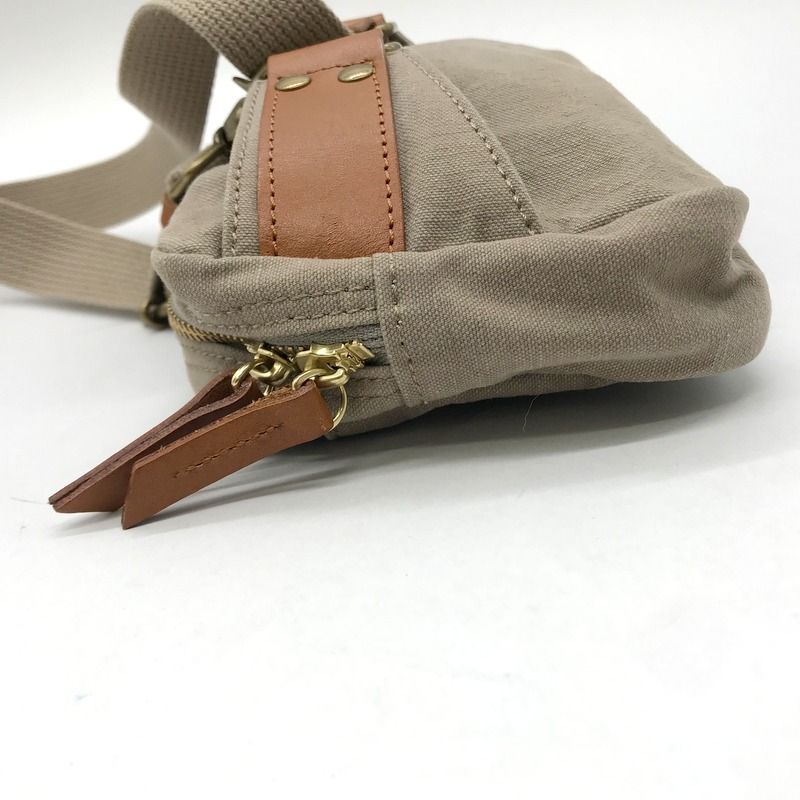 香久山鞄 ボディバッグ 求道の布帛(ふはく) 帆布 美品 ウエスト