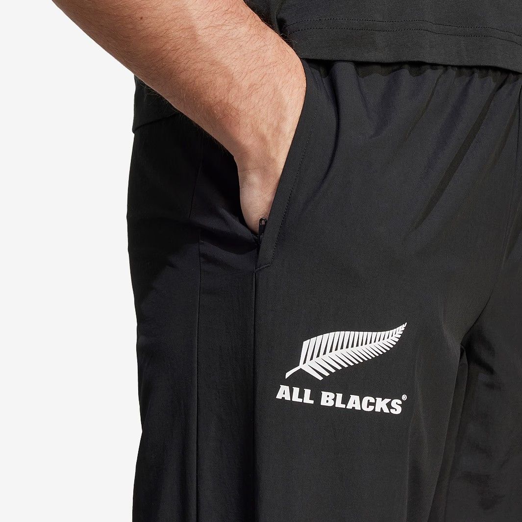  アディダス ラグビー ニュージーランド代表 オールブラックス 2025 24 トラックスーツ パンツ 黒 ブラック モデル 日本未発売 ウォームアップウェア ウェア