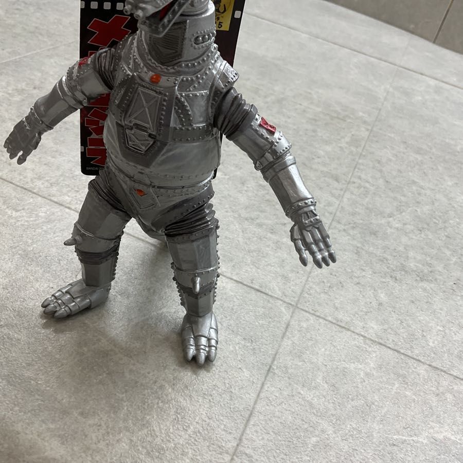 BANDAI バンダイ ソフビ GODZILLA ゴジラ ムービーモンスターEXシリーズ メカゴジラ ゴジラ対メカゴジラ ソフビ フィギュア 紙タグ付き 2015