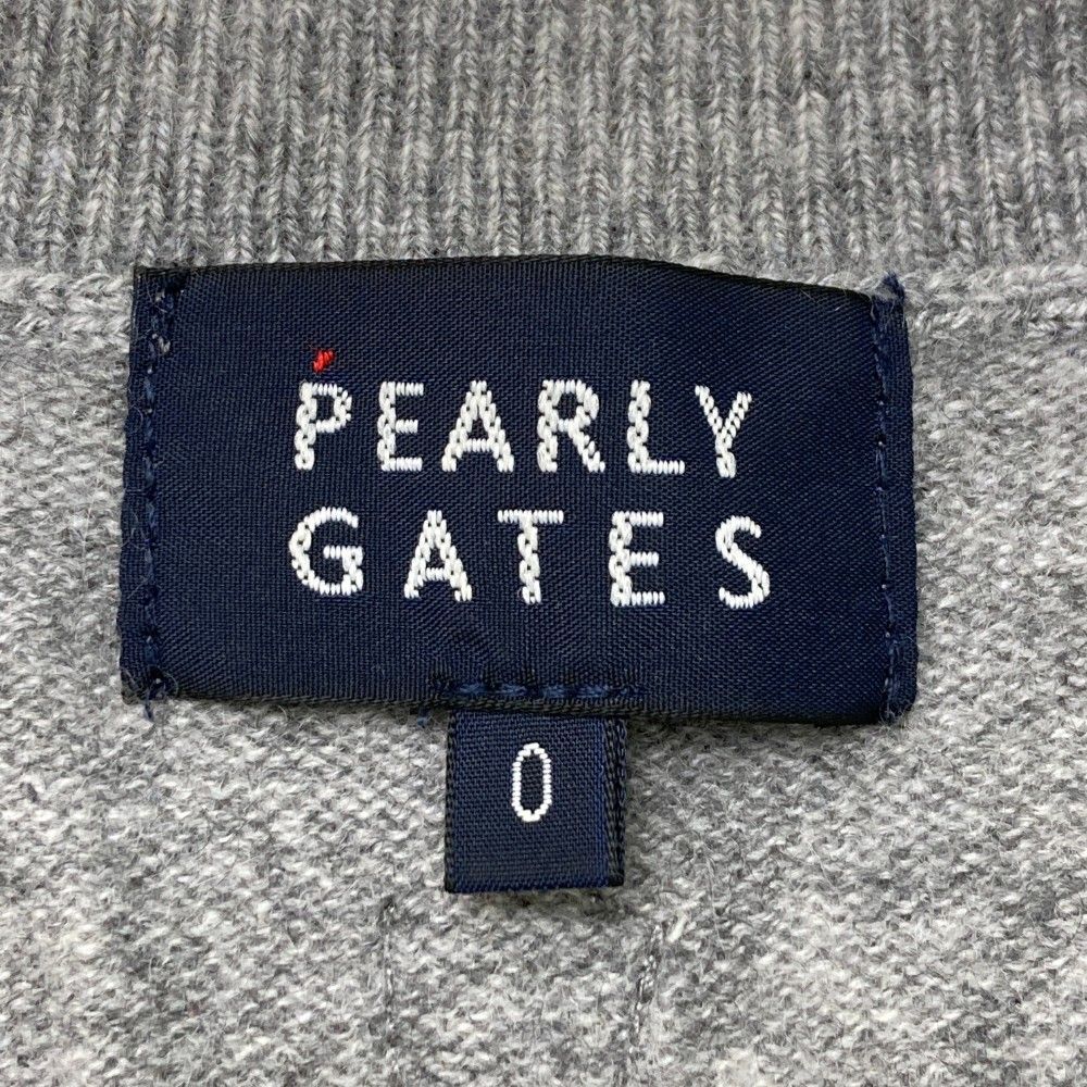 サイズ：0 PEARLY GATES パーリーゲイツ カシミヤ ニットセーター